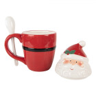 Clayre & Eef - Alles dabei: Weihnachtsmann-Tasse mit...