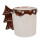 Clayre & Eef - Die ultimative Weihnachtstasse: 400 ml Lebkuchenhaus mit 3D-Tannenbaum F