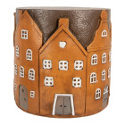 Clayre & Eef - Pflanzsäule Gingerbread Cottage :...