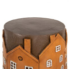 Clayre & Eef - Pflanzsäule Gingerbread Cottage :...
