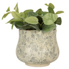 Clayre & Eef - Pflanztopf Shabby Chic Relief:...