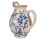 Clayre & Eef - Dekokanne Delft Romance : Zarter Vintage-Krug in Beige-Blau für Ihren Country-Salon!