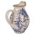 Clayre & Eef - Dekokanne Delft Romance : Zarter Vintage-Krug in Beige-Blau für Ihren Country-Salon!