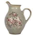 Clayre & Eef - Krug Patina RosÃ© : Opulentes Vintage-Design in Antik-Grau für den edlen Country-Salon!