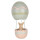 Clayre & Eef - Abenteuer im Oster-Ballon! Ihre Osterhase Osterhasen Figur in Pastellfarben für den Landhaus-Frühling!