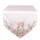 FEB65-1 🎀 Zarter Blickfang Ostern Tischläufer (50 x 160 cm) mit Hasen im Romantik-Look Clayre & Eef