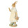 Clayre & Eef - Die Landhaus-Lady! Osterhasenfigur im Pastellkleid - (15 x 12 x 32 cm)