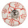 Clayre & Eef - Blüten-Akzent in Rot! Keramik-Möbelknopf mit filigranem Muster - ( ca. 4 x 4 cm)