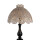Clayre & Eef - Märchenhafte Patina! Brocante-Tischlampe Schwarz-Grau - ( ca. 41x75 cm)