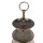 Clayre & Eef - Grauer Glamour: 3-Schicht Etagere in Gold/Anthrazit für elegante Vintage-Tafeln -  ca. 18 x 35 cm