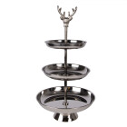 Clayre & Eef - Jagd-Chic am Tisch: 3-Schicht Etagere...