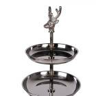 Clayre & Eef - Jagd-Chic am Tisch: 3-Schicht Etagere...
