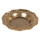 Clayre & Eef - Kleines Goldstück: Vintage Deko-Schale mit Perlenrand für den romantischen Landhaus-Glamour -  ca. 12 x 2 cm