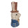 Clayre & Eef - Gentleman im Landhaus: Deko-Figur Hase im blauen Anzug für Dein Vintage-Cottage - 29 x 17 x 13 cm