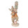 Clayre & Eef - Balancier-Akt & Zucker-Schock: Deko-Figur Hase mit XXL-Eis für Dein humorvolles Landleben - 28 x 16 x 10 cm