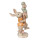 Clayre & Eef - Balancier-Akt & Zucker-Schock: Deko-Figur Hase mit XXL-Eis für Dein humorvolles Landleben - 28 x 16 x 10 cm