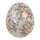 Clayre & Eef - Vintage-Eleganz pur: Dein blumiges Keramik-Ei-Highlight für Ostern - ( ca. 14x16 cm)
