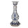 Clayre & Eef - Kerzenständer Weiß Blau Porzellan klassischer Stabkerzenhalter im Delft-Look -  ca. 18x36 cm