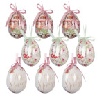 Clayre & Eef - Ostern Anhänger Set 9 Eier...