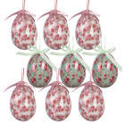 Clayre & Eef - Ostern Anhänger Set 9 Eier...