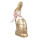 Clayre & Eef - Ostern Dekofigur Oster-Hase Goldfarbig von - 11x5x22 cm