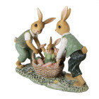 Clayre & Eef - Dekorationsfigur Oster-Hase Braun...