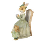 Clayre & Eef - Dekorationsfigur Osterhase Braun...