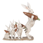 Clayre & Eef - Dekorationsfigur Oster-Hase Beige...