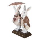 Clayre & Eef - Dekorationsfigur Oster-Hase Weiß...