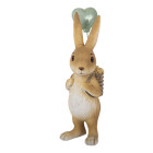 Clayre & Eef - Dekorationsfigur Oster-Hase Braun...