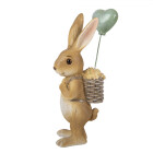 Clayre & Eef - Dekorationsfigur Oster-Hase Braun...