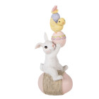 Clayre & Eef - Dekorationsfigur Oster-Hase Weiß...