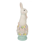 Clayre & Eef - Osterhase auf Pastell-Sockel...