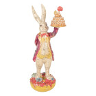 Clayre & Eef - Festliche Osterdeko: Hase im roten...