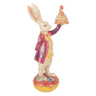 Clayre & Eef - Festliche Osterdeko: Hase im roten...