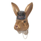 Clayre & Eef - Wanddeko Hasenkopf Gold Kunststoff -...