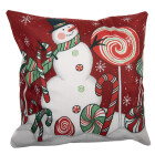Clayre & Eef Kissenhülle "Snowman’s...