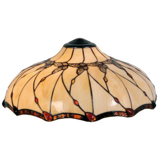 Tiffany Lampe Lampenschirm Glasschirm ca.21 x Ø 51 cm Clayre & Eef 5LL-5345