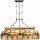 Tiffany Hängelampe Lampe  ca. 138 x Ø 114 cm Clayre & Eef  5LL-5286