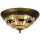 LumiLamp - Tiffany Deckenlampe Glaslampe ca. 19 x 2x E14 Max. 40W 5LL-5348 -  ca. 38 cm