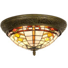 LumiLamp - Tiffany Deckenlampe Glaslampe ca. 19 x 2x E14...