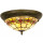 Tiffany Deckenlampe Glaslampe ca.19 x Ø 38 cm 2x E14 Max. 40W Clayre & Eef 5LL-5355
