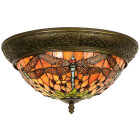 LumiLamp - Tiffany Deckenlampe Glaslampe ca. 19 x 2x E14...