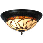 LumiLamp - Tiffany Deckenlampe Glaslampe ca. 19 x 2x E14...