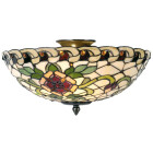 LumiLamp - Tiffany Deckenlampe Glaslampe - H  ca. 40cm...