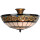 LumiLamp - Tiffany Deckenlampe Glaslampe ca. 25 x 2 x E14 Max. 40W 5LL-5604 -  ca. 40 cm