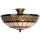 Tiffany Deckenlampe Glaslampe  ca. 25 x Ø 40 cm 2 x E14 Max. 40W Clayre & Eef 5LL-5604