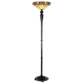 Tiffany Bodenlampe Stehlampe  ca. 179 x Ø 41 cm 1x E27 Max. 60W Lumilamp 5LL-5280