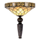 LumiLamp - Monumentale Schönheit: Tiffany Stehlampe Glaskunst im klassischen TorchÃ¨re-Stil - 179 cm