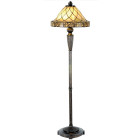 Tiffany Bodenlampe Stehlampe ca. 168 x Ø 46 cm 2 x...
